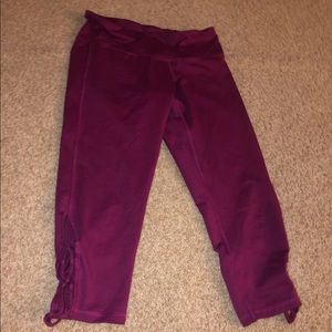 purple ish colored leggings